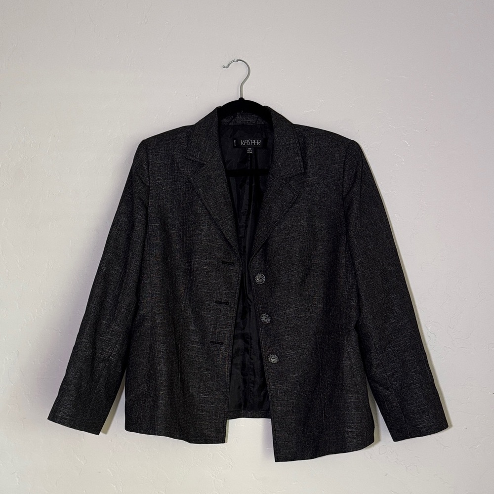 Kasper Charcoal Blazer Jacket